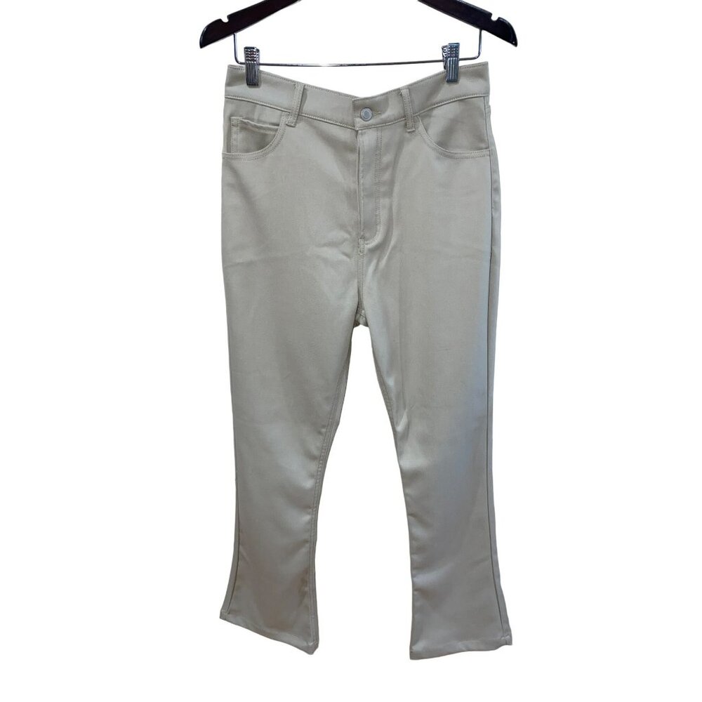 Maison Margiela MM6 High Waist Beige Cotton Pants Size 14